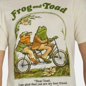 Frog and Toad Graphic Tee - Cream